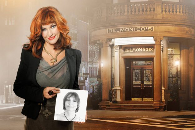 Before and After Hairdreams Volume Medium Length Red Head Curly Style