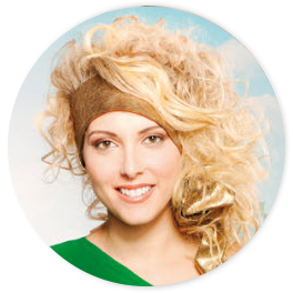 Hairdreams Curly Blonde Style